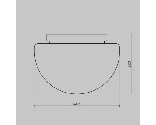 Потолочный светильник Glassy MOD270CL-01G Maytoni