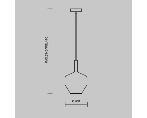 Подвесной светильник Duality MOD271PL-01B4 Maytoni