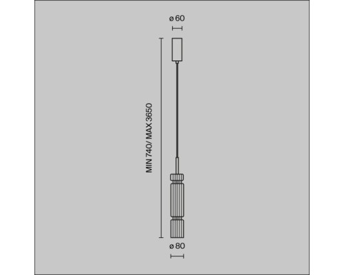 Подвесной светильник Ordo MOD272PL-L12CH3K1 Maytoni