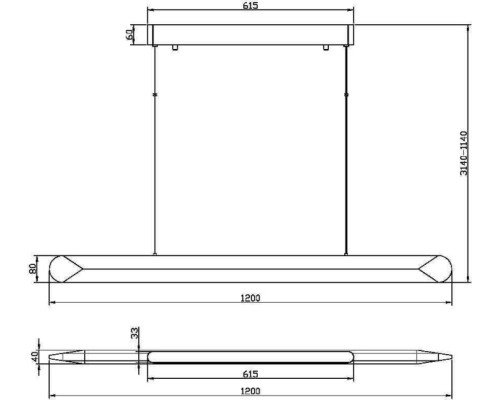 Подвесной светильник Motion MOD276PL-L40B3K Maytoni