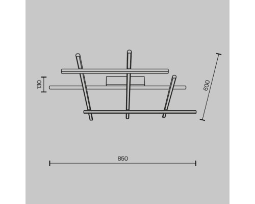 Потолочная люстра Radiance MOD278CL-L50G3K Maytoni