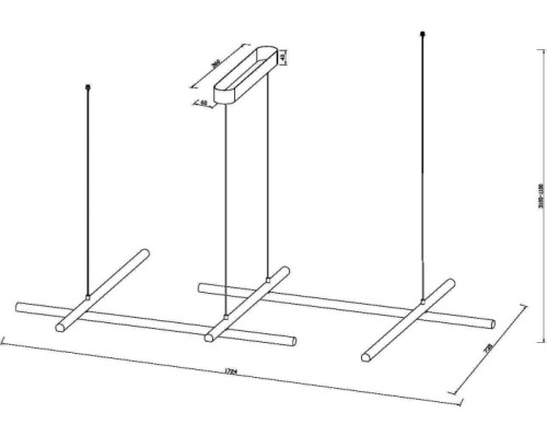 Подвесной светильник Radiance MOD278PL-L86G3K1 Maytoni