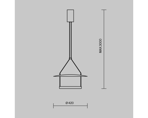 Подвесной светильник Ambience MOD280PL-L23B3K Maytoni