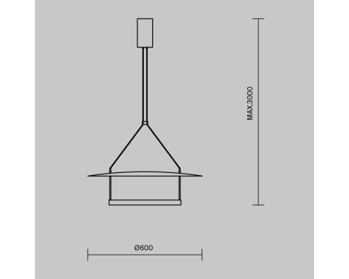 Подвесной светильник Ambience MOD280PL-L30B3K Maytoni
