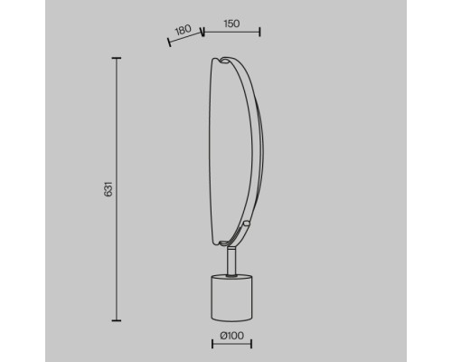 Интерьерная настольная лампа Breeze MOD281TL-L15BS3K Maytoni