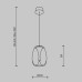 Подвесной светильник Splash MOD282PL-L8G3K Maytoni