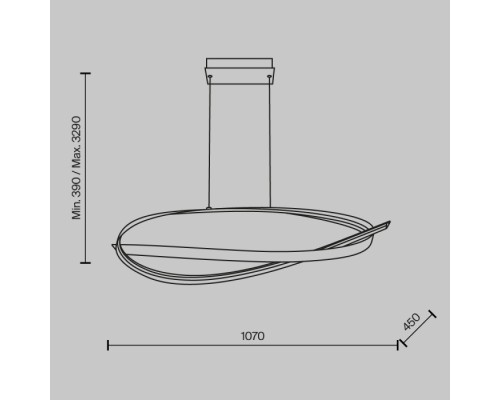 Подвесной светильник Plons MOD283PL-L40BS3K Maytoni