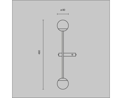 Бра Touch MOD285WL-L10BS3K Maytoni