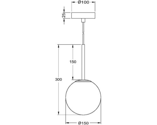 Подвесной светильник Basic form MOD321PL-01W Maytoni