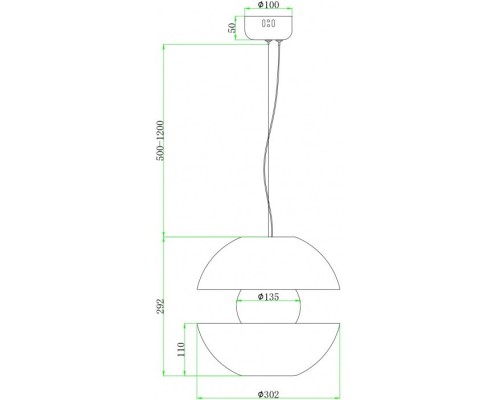 Подвесной светильник Rebel MOD322PL-L6B3K Maytoni