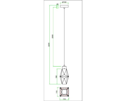 Подвесной светильник Coctail time MOD325PL-01G Maytoni