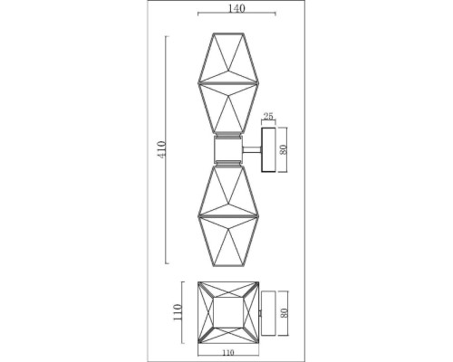 Бра Coctail time MOD325WL-02G Maytoni