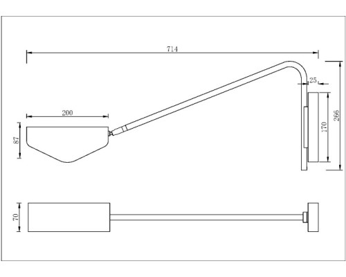 Бра Notta MOD417WL-01BS1 Maytoni