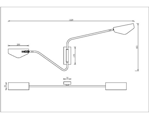 Бра Notta MOD417WL-02BS Maytoni