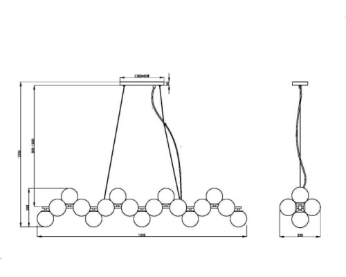 Подвесной светильник Dallas MOD547PL-25BS Maytoni
