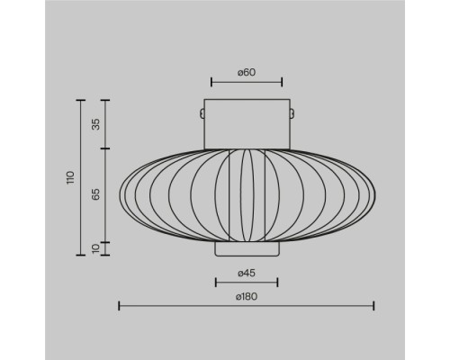 Настенный светильник Amulet MOD555WL-L3G3K Maytoni