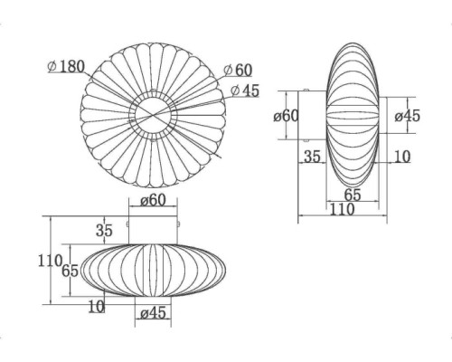 Настенный светильник Amulet MOD555WL-L4CH4K Maytoni