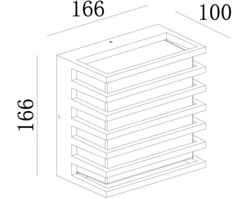Настенный светильник уличный Downing Street O020WL-L10B4K Maytoni