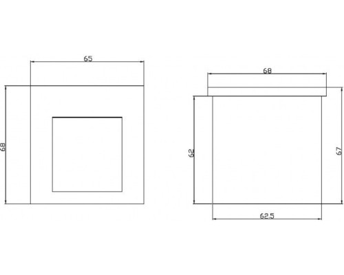 Встраиваемый светильник уличный Arca O038-L3W Maytoni