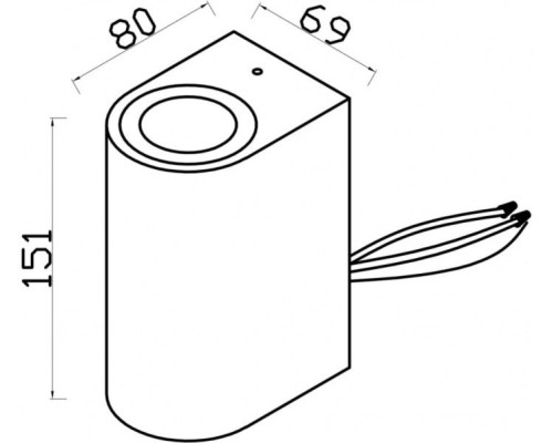 Светильник Slat O044WL-02B Maytoni