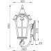 Настенный фонарь уличный Albion O413WL-01BZ1 Maytoni