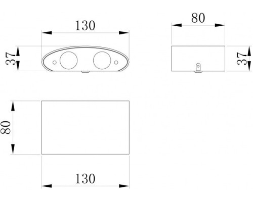 Светильник Strato O417WL-L4B3K Maytoni