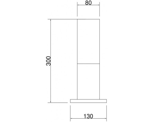 Наземный светильник Willis O418FL-01B Maytoni