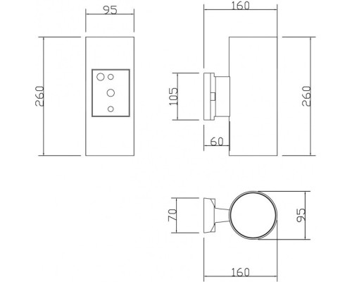 Светильник Rando O419WL-02W Maytoni