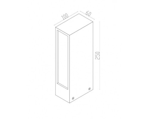 Наземный светильник Hof O422FL-L6GF Maytoni