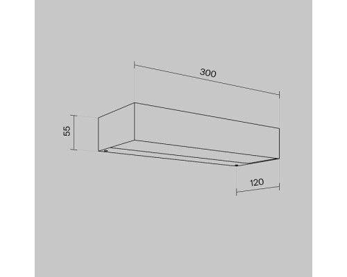 Настенный светильник уличный Lot O428WL-L20W3K Maytoni