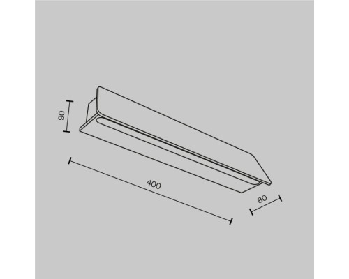 Настенный светильник уличный Trupp O429WL-L10GF3K Maytoni