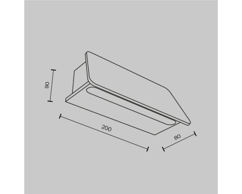 Настенный светильник уличный Trupp O429WL-L6GF3K Maytoni