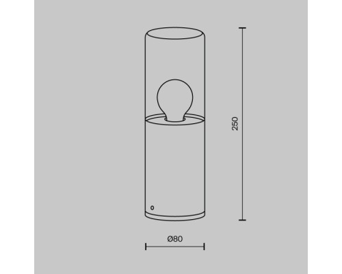 Наземный светильник Amas O432FL-01GF Maytoni