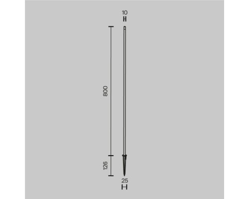 Грунтовый светильник Spear O441FL-L1GF3K1 Maytoni