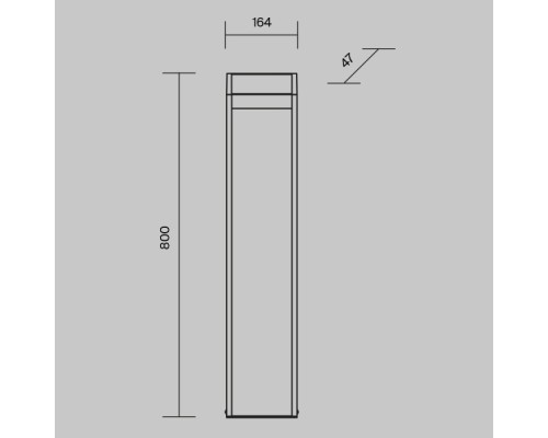 Наземный светильник Sten O444FL-L13GF3K2 Maytoni