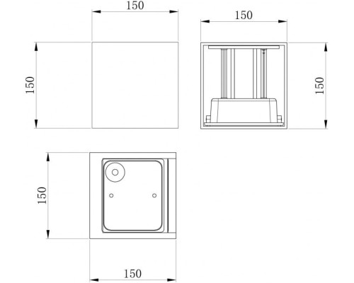 Светильник Fulton O572WL-L20GR3K Maytoni