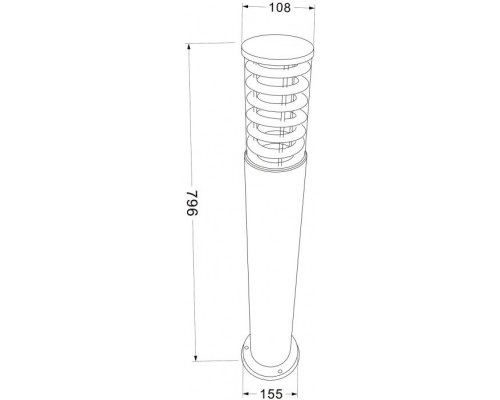 Наземный светильник Bronx O576FL-01GR1 Maytoni