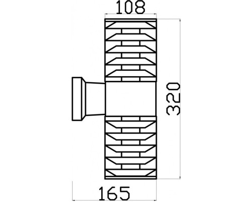 Настенный светильник уличный Bronx O576WL-02GR Maytoni