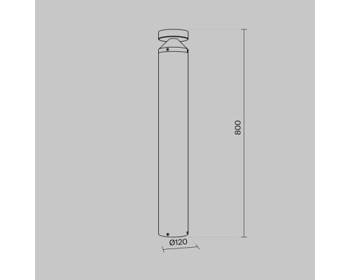 Наземный фонарь Olten O591FL-L12GF3K1 Maytoni