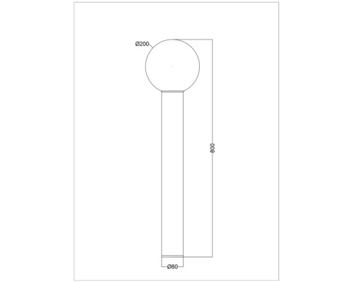 Наземный светильник Bold O598FL-01GR Maytoni