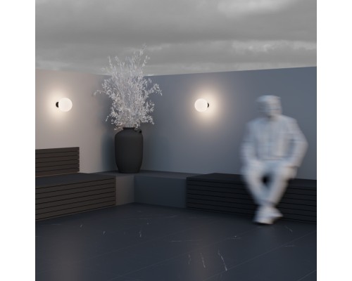 Настенный светильник уличный Bold O598WL-01B1 Maytoni