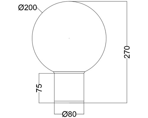 Настенный светильник уличный Bold O598WL-01B1 Maytoni