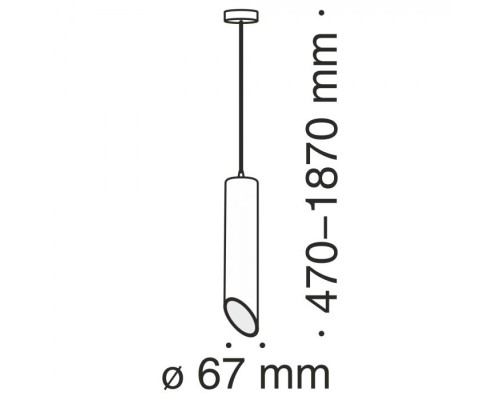 Подвесной светильник Vela P027PL-01B Maytoni
