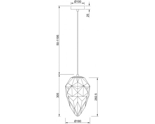 Подвесной светильник Globo P052PL-01BL Maytoni