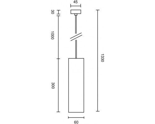 Подвесной светильник Focus P075PL-01MG Maytoni