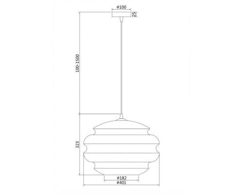 Подвесной светильник Ruche P078PL-01SG Maytoni