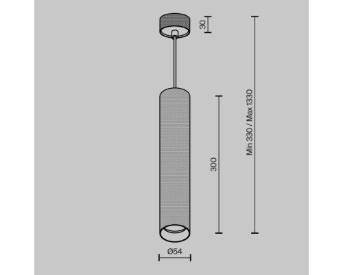 Подвесной светильник Artisan P082PL-GU10-MG Maytoni