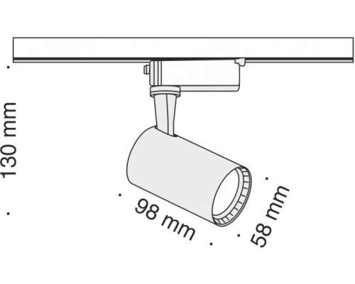 Трековый светильник Track lamps TR003-1-6W3K-W Maytoni