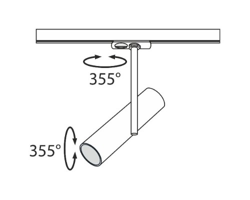 Трековый светильник Track lamps TR005-1-GU10-W Maytoni