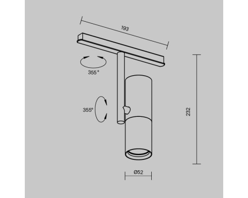 Трековый светильник Elti TR005-2-12W4K-BW Maytoni